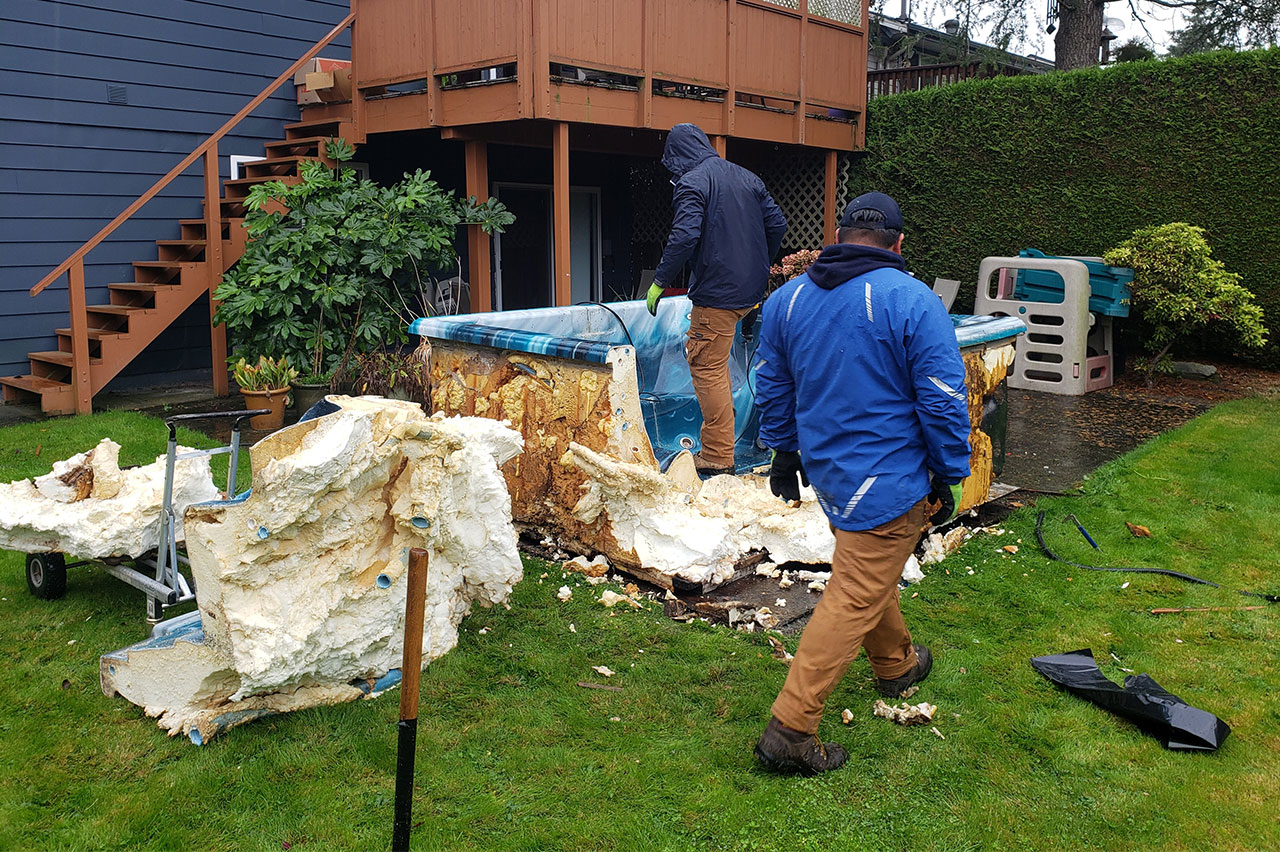 Hot Tub Removal in Metro Vancouver