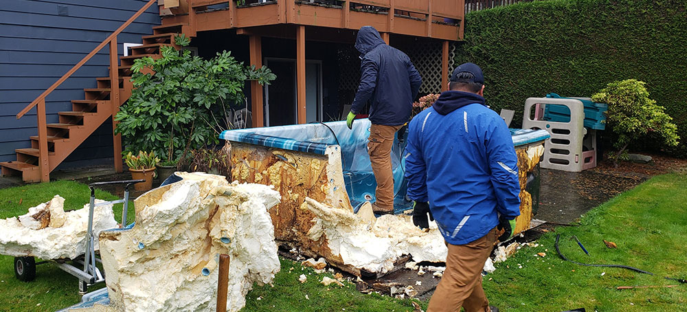 Hot Tub Removal in Metro Vancouver